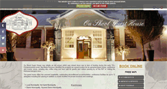 Desktop Screenshot of ouskoolguesthouse.co.za